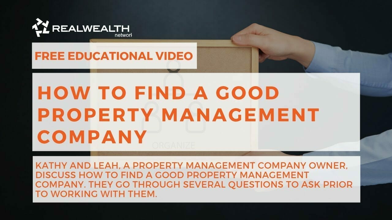 [Video] How to Find a Good Property Management Company